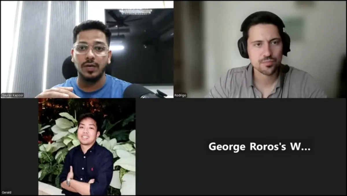 Team call with George